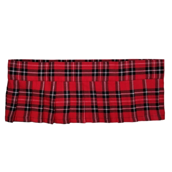 Plaid Pleated Mini Skirt Y2K 90s - Picture 8 of 9